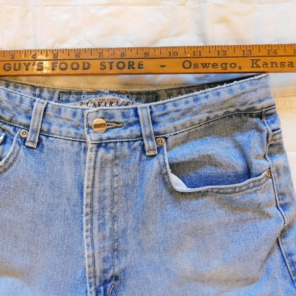 Y2K 90's Z. CAVARICCI Light Stone Washed Denim MOM Jeans High Waist Straight Leg - Picture 7 of 16